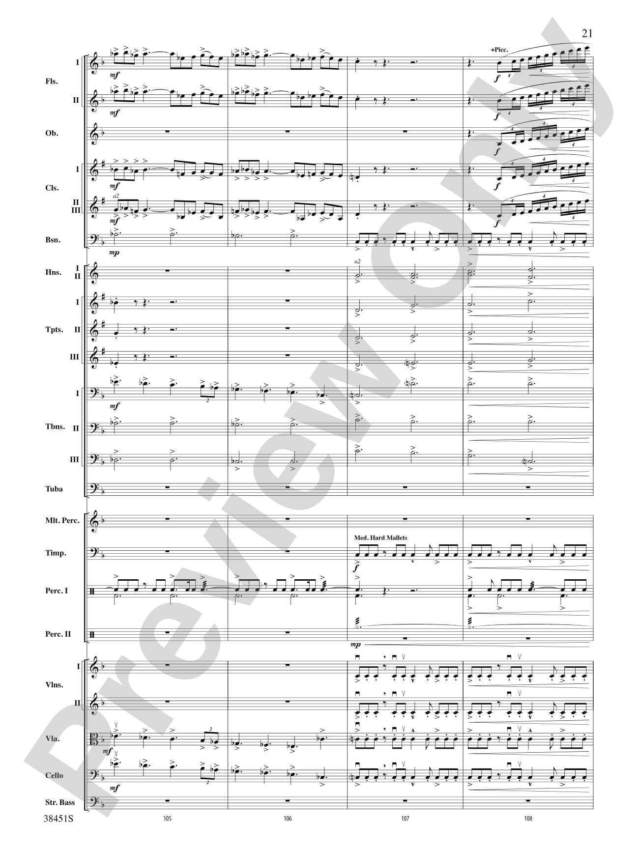 Resurgences: Full Orchestra Conductor Score & Parts
