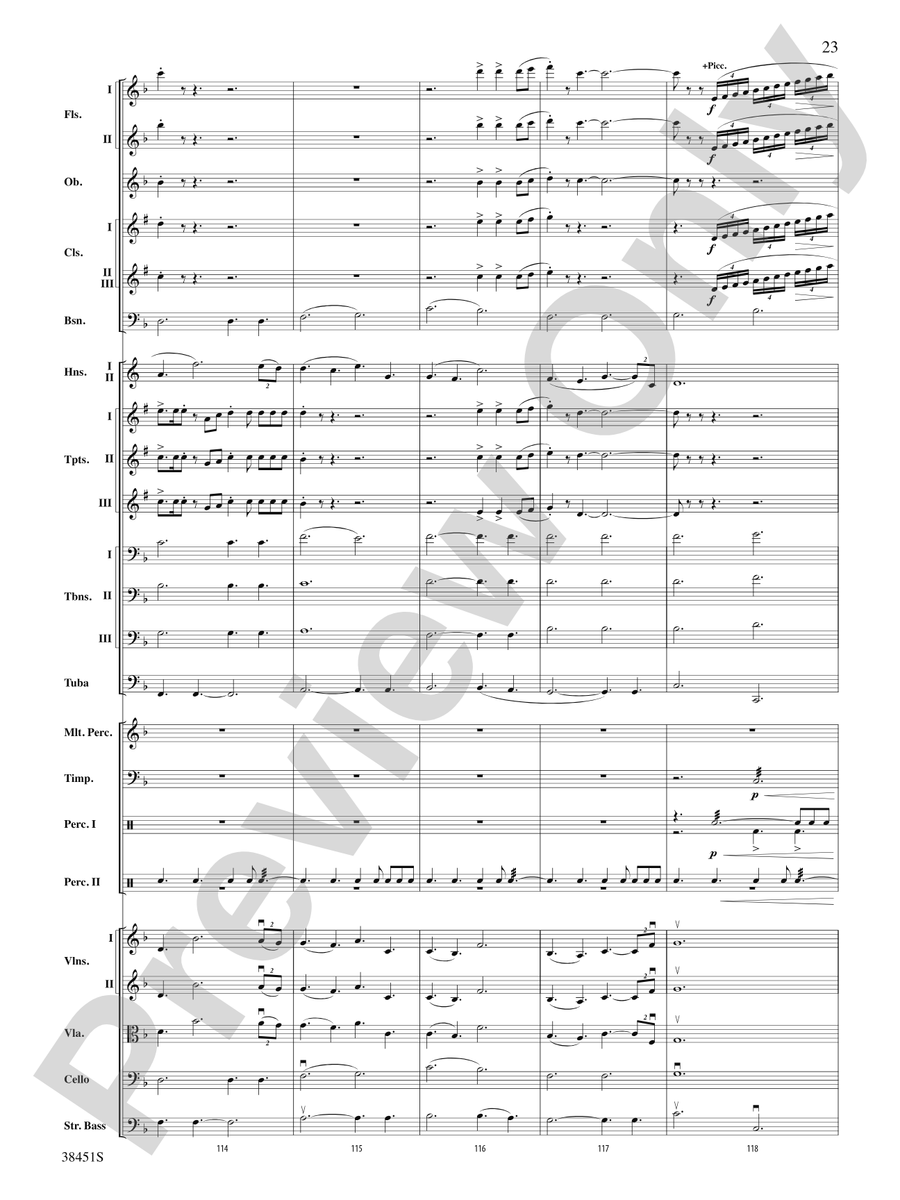 Resurgences: Full Orchestra Conductor Score & Parts