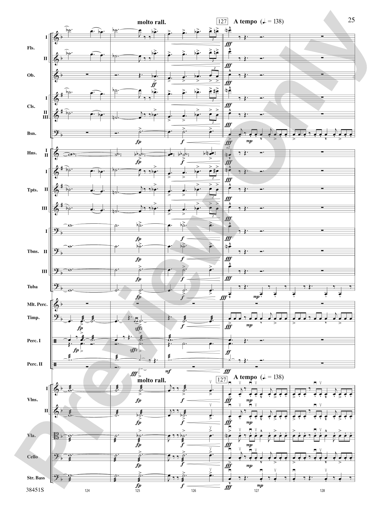 Resurgences: Full Orchestra Conductor Score & Parts