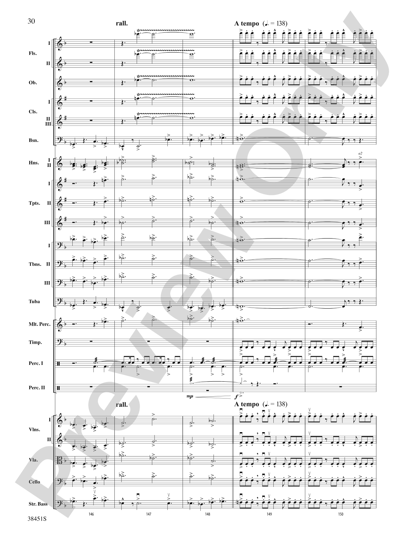 Resurgences: Full Orchestra Conductor Score & Parts