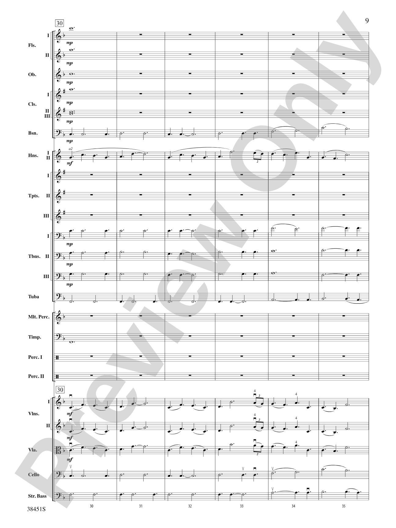 Resurgences: Full Orchestra Conductor Score & Parts
