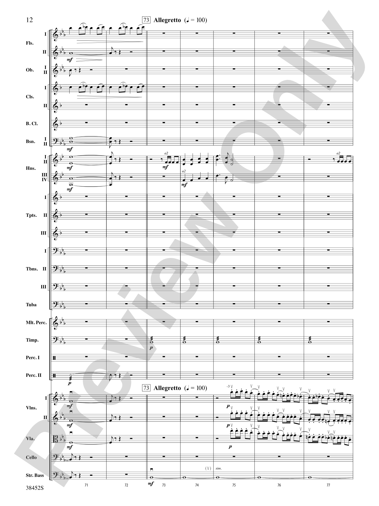 1812 Overture: Score