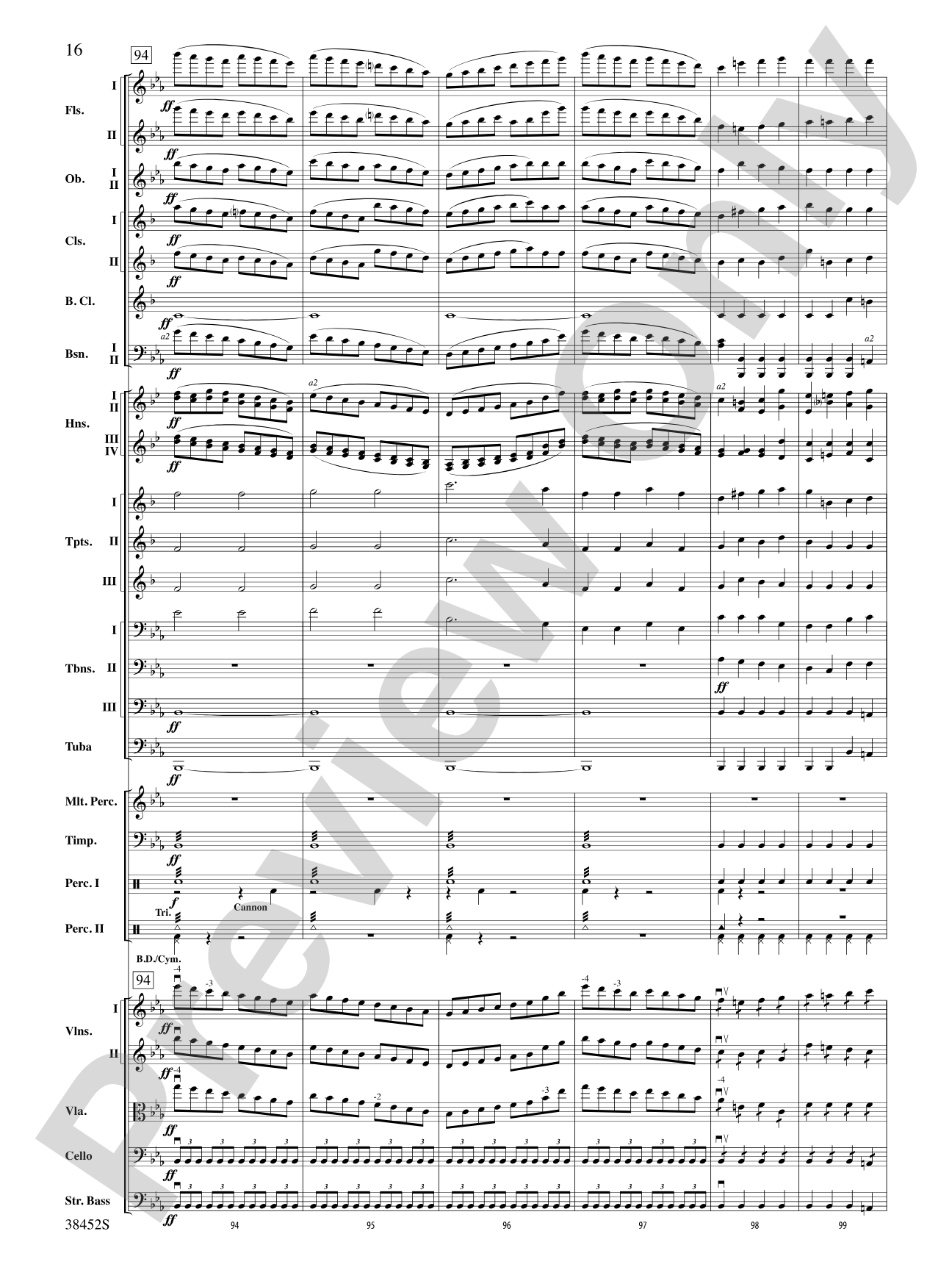 1812 Overture: Score