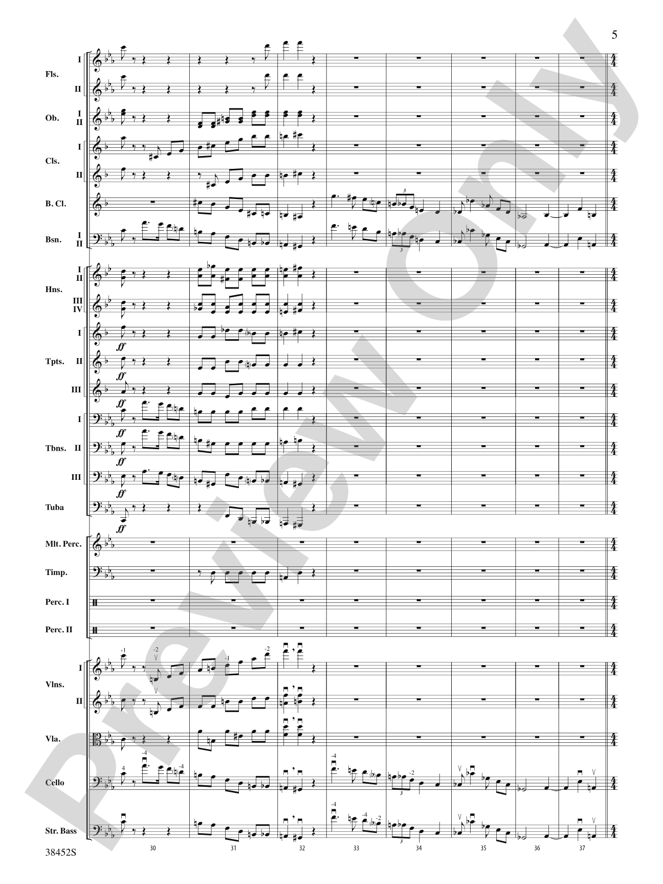 1812 Overture: Score