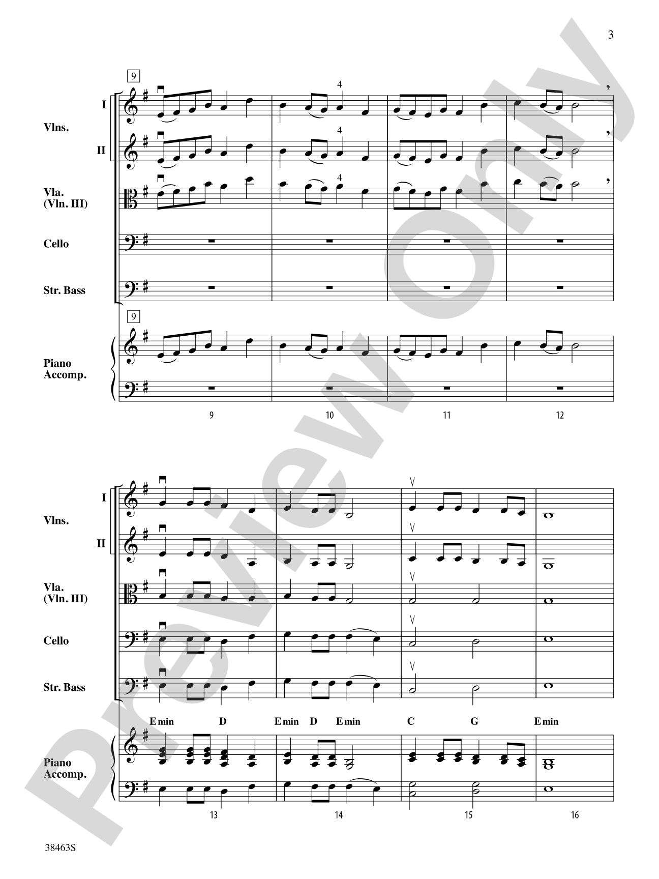 Two Modal Episodes: String Orchestra Conductor Score & Parts