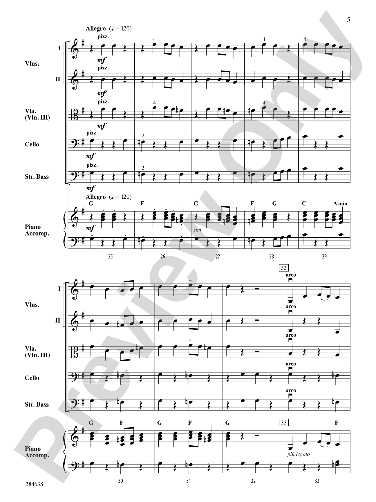 Two Modal Episodes: String Orchestra Conductor Score & Parts