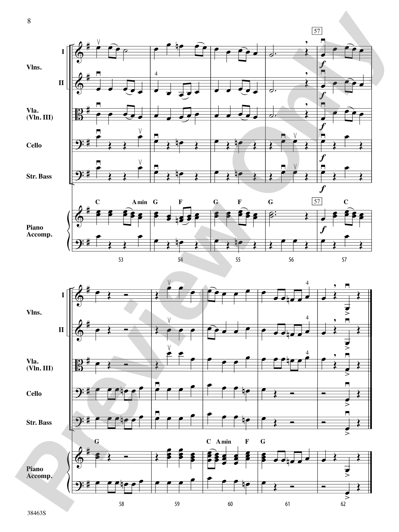 Two Modal Episodes: String Orchestra Conductor Score & Parts