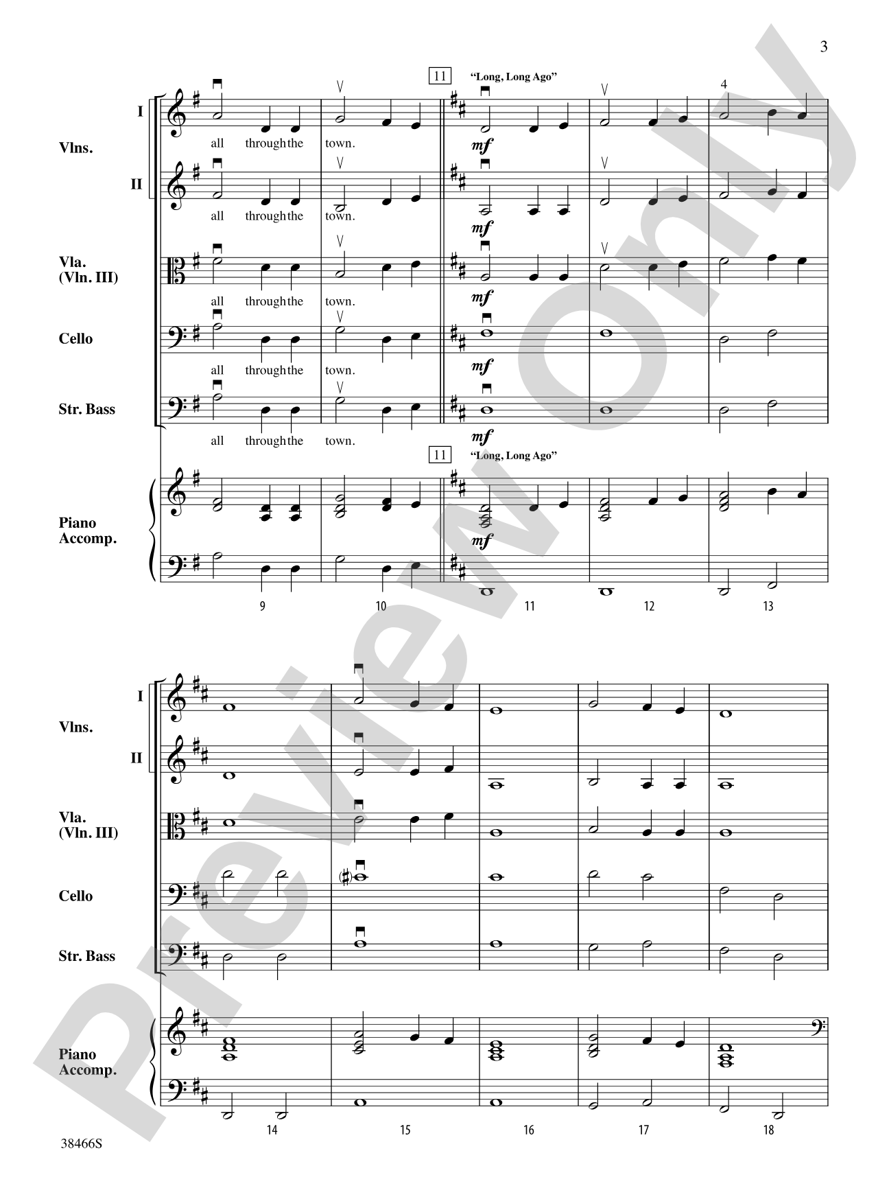 The Bows on the Bus: String Orchestra Conductor Score & Parts