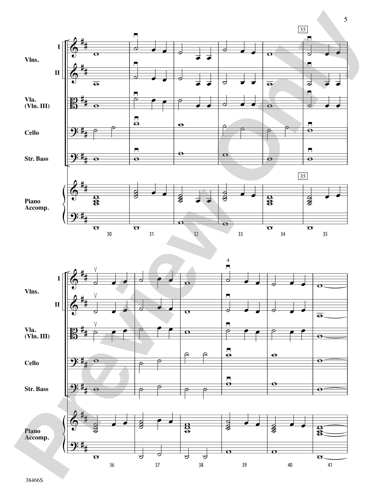 The Bows on the Bus: String Orchestra Conductor Score & Parts