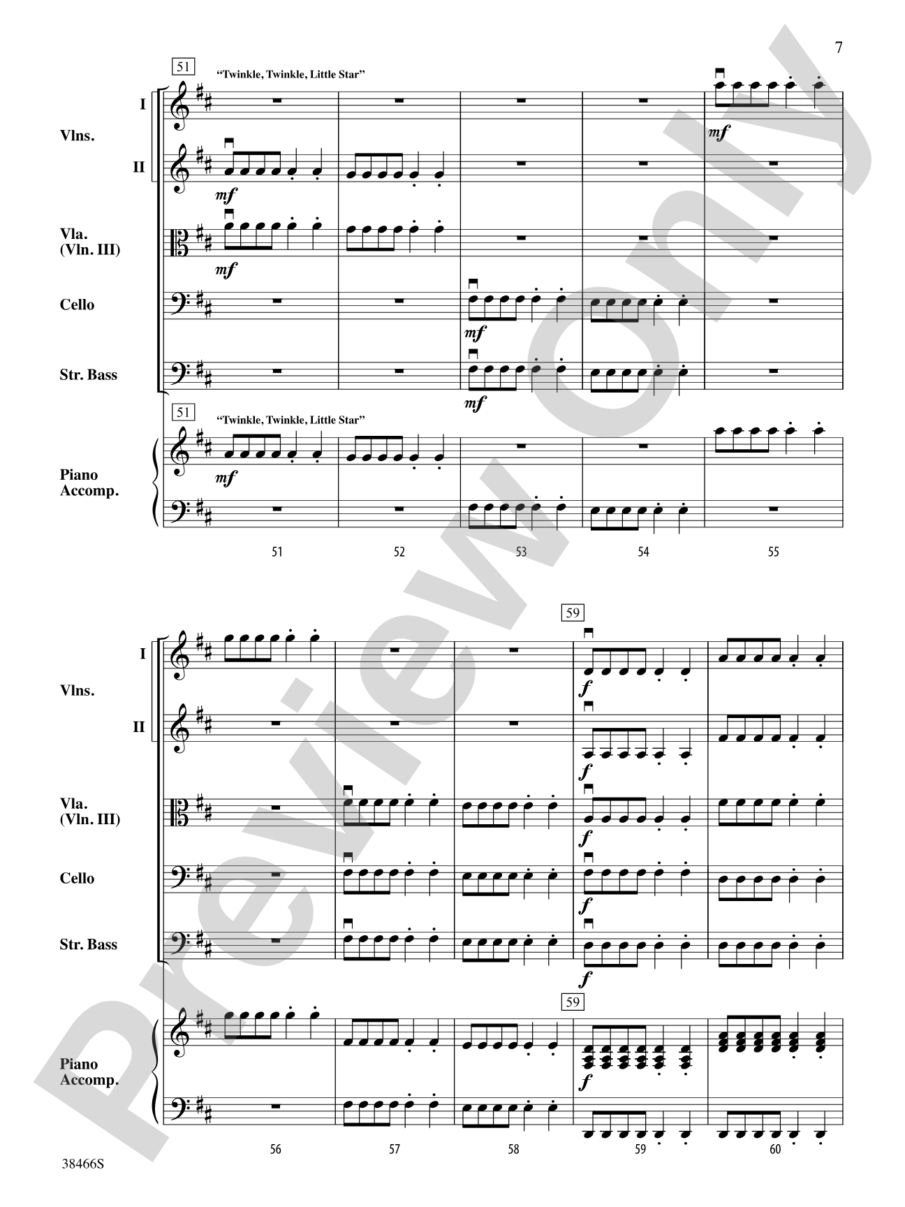 The Bows on the Bus: String Orchestra Conductor Score & Parts