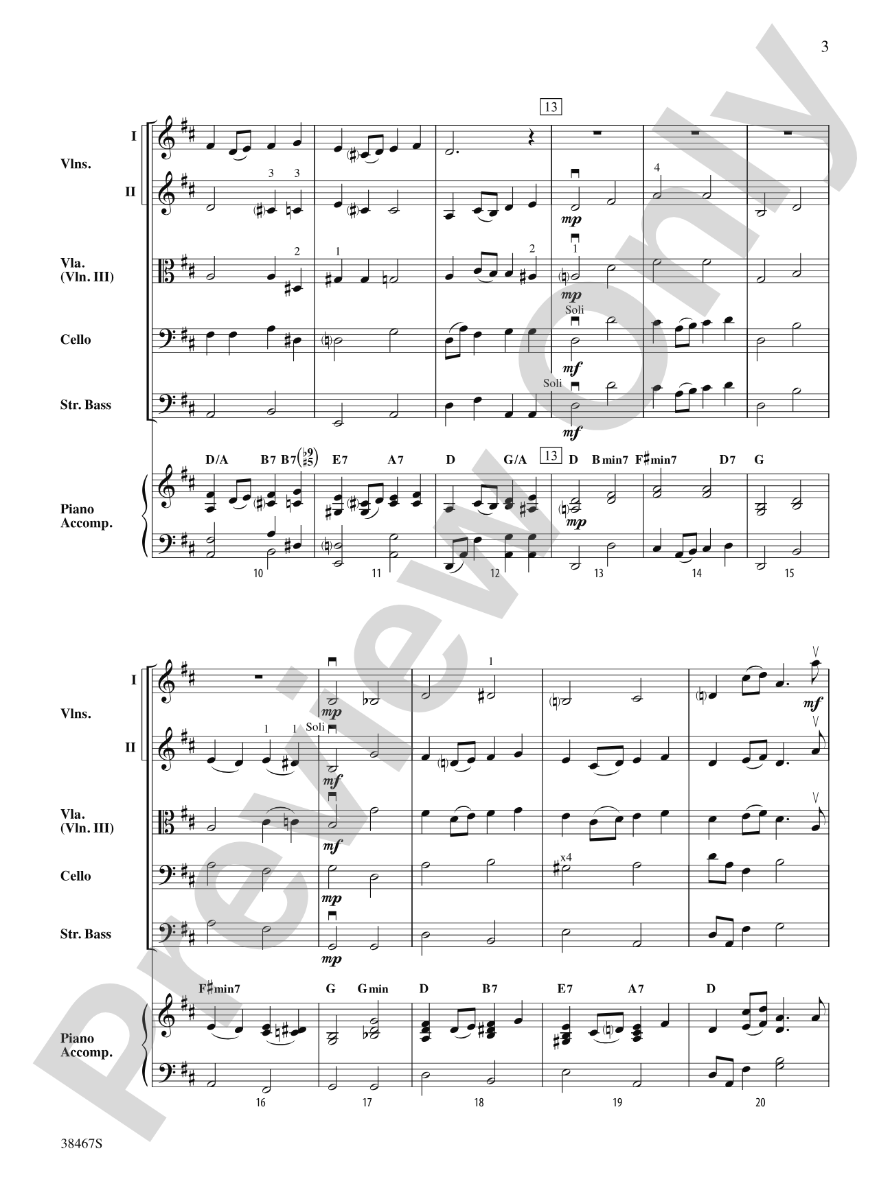 Over the Rainbow (from The Wizard of Oz): String Orchestra Conductor Score & Parts