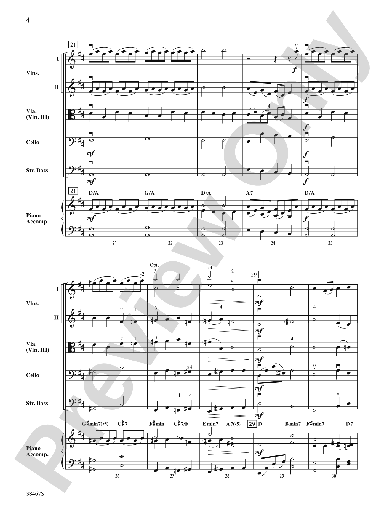 Over the Rainbow (from The Wizard of Oz): String Orchestra Conductor Score & Parts