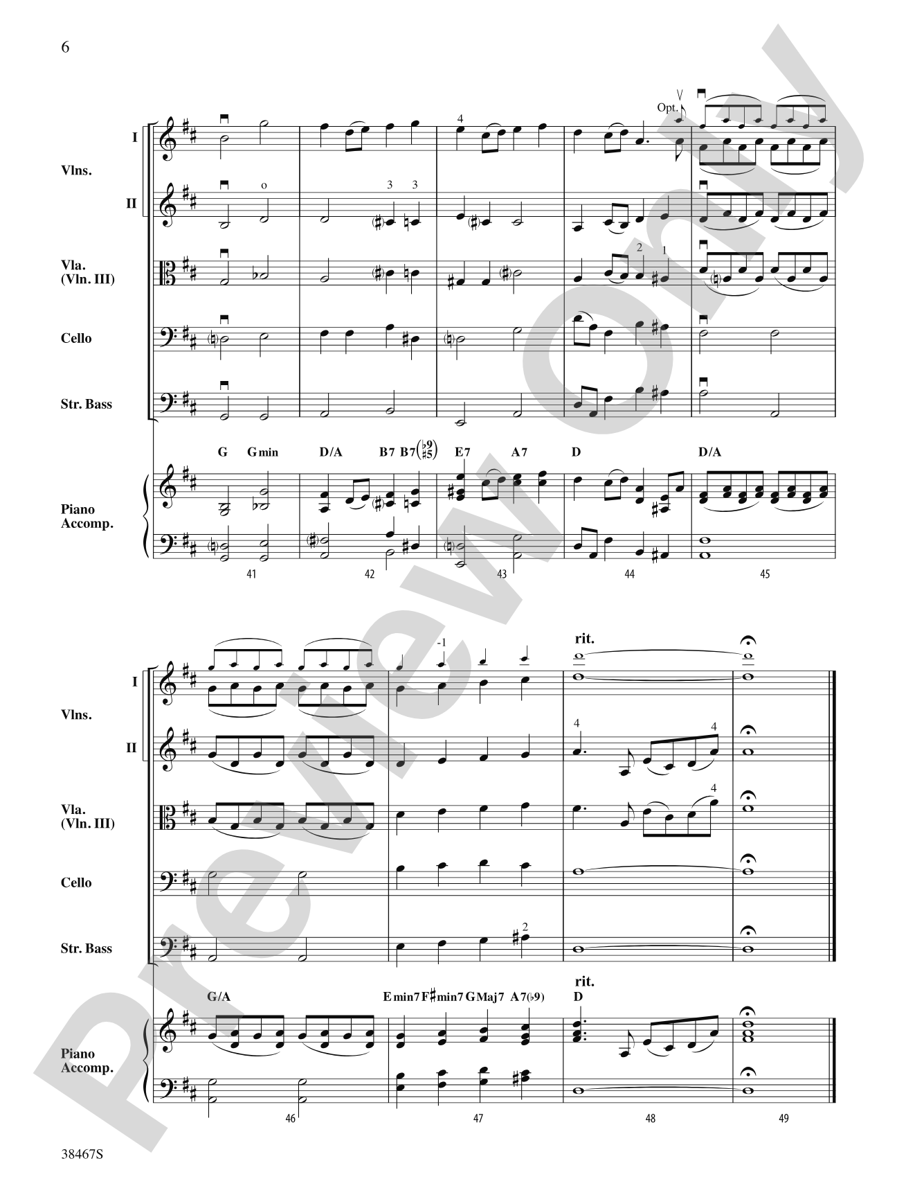 Over the Rainbow (from The Wizard of Oz): String Orchestra Conductor Score & Parts