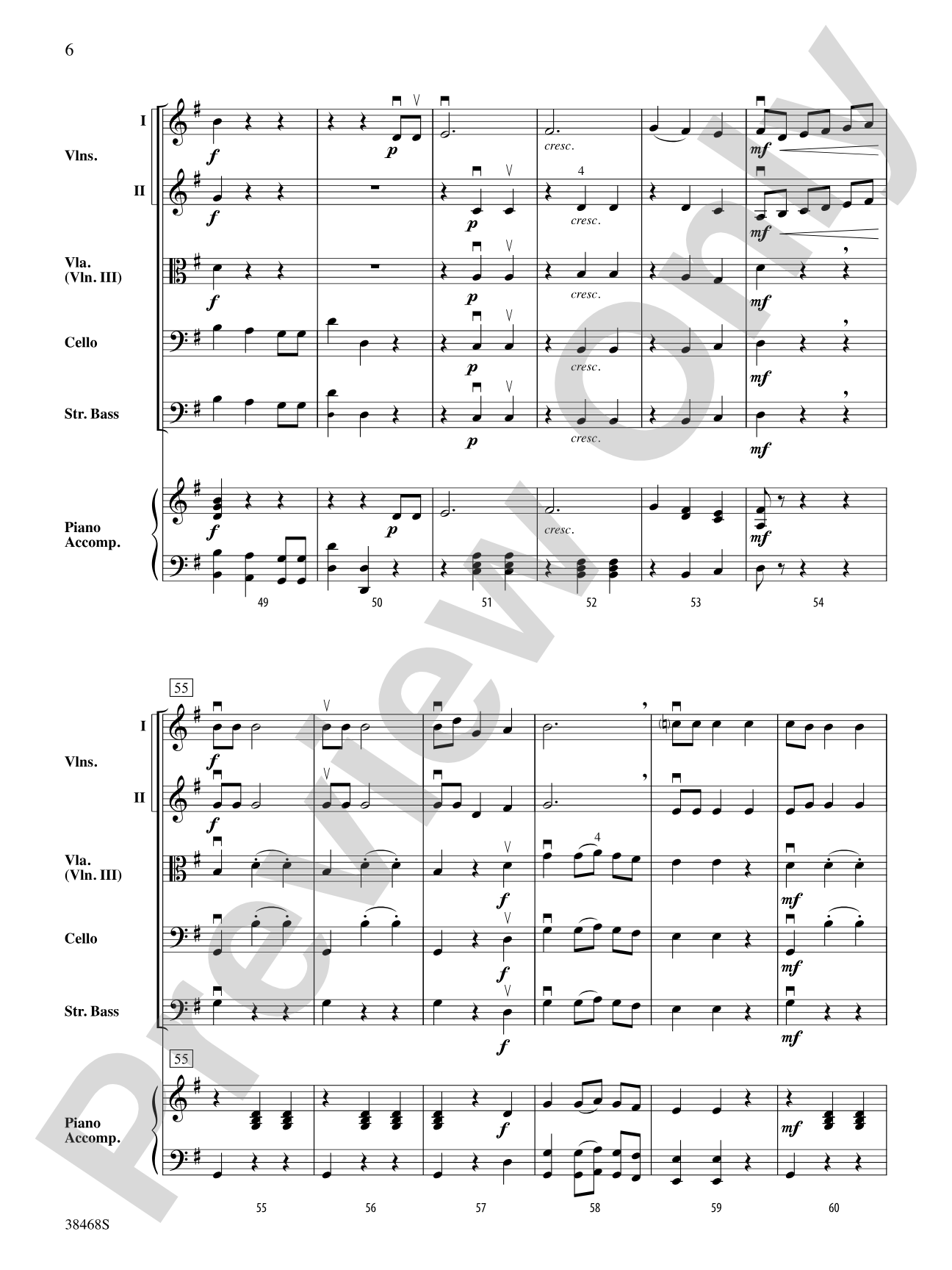 A Holiday Waltz: String Orchestra Conductor Score & Parts
