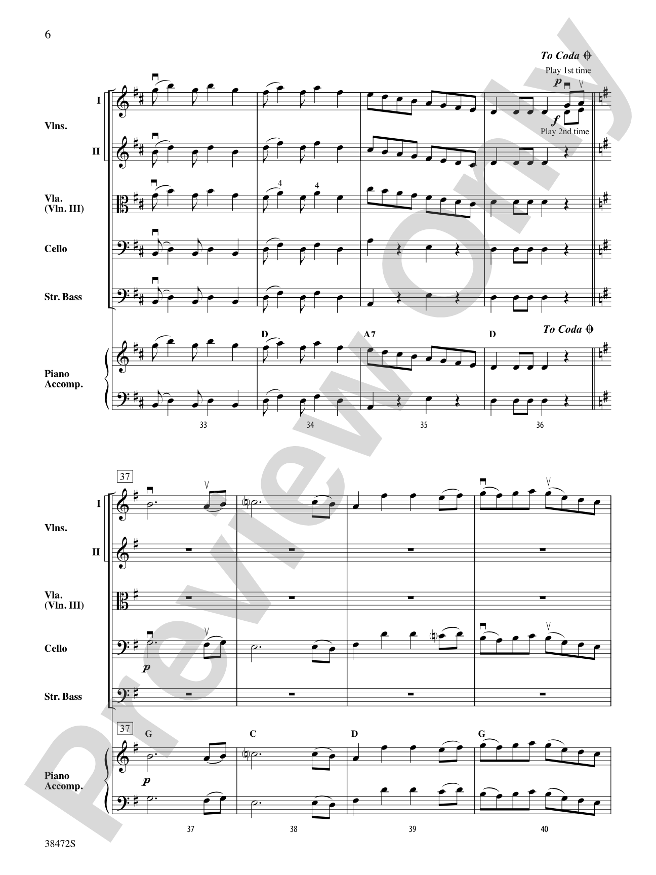 Ragtime Annie: String Orchestra Conductor Score & Parts