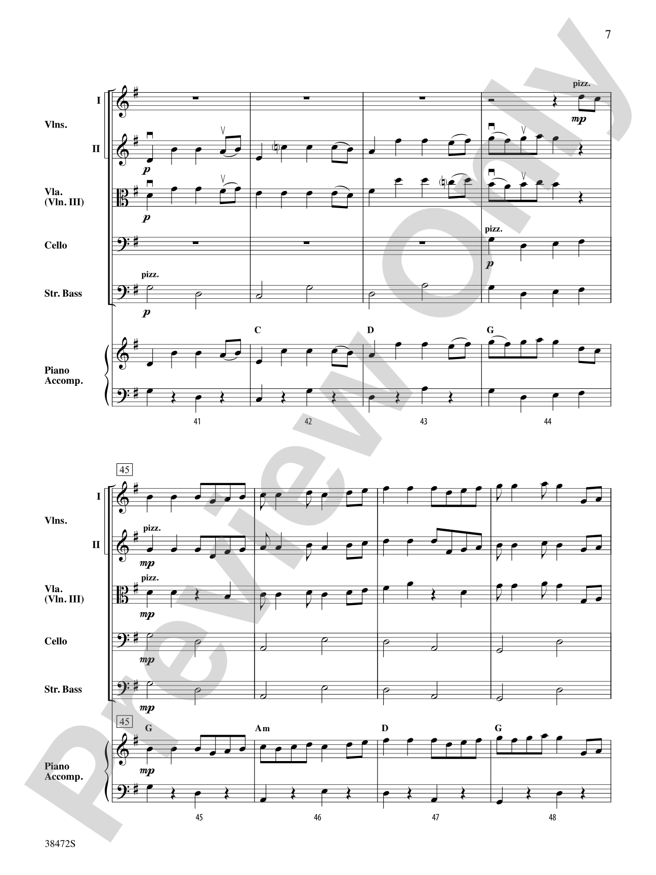 Ragtime Annie: String Orchestra Conductor Score & Parts