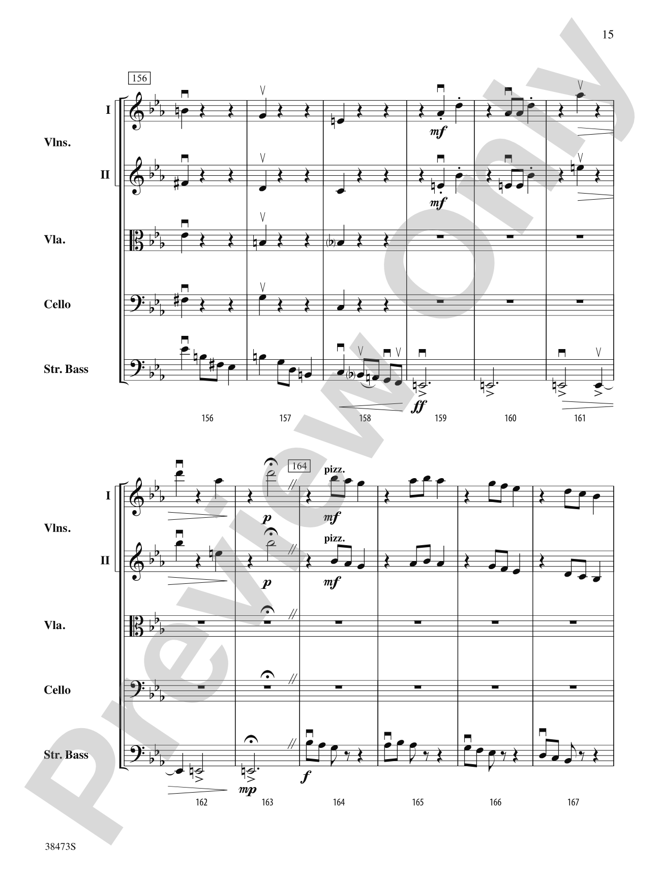 Lonestar Variations: String Orchestra Conductor Score & Parts
