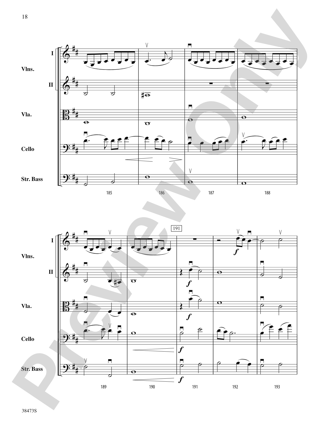 Lonestar Variations: String Orchestra Conductor Score & Parts