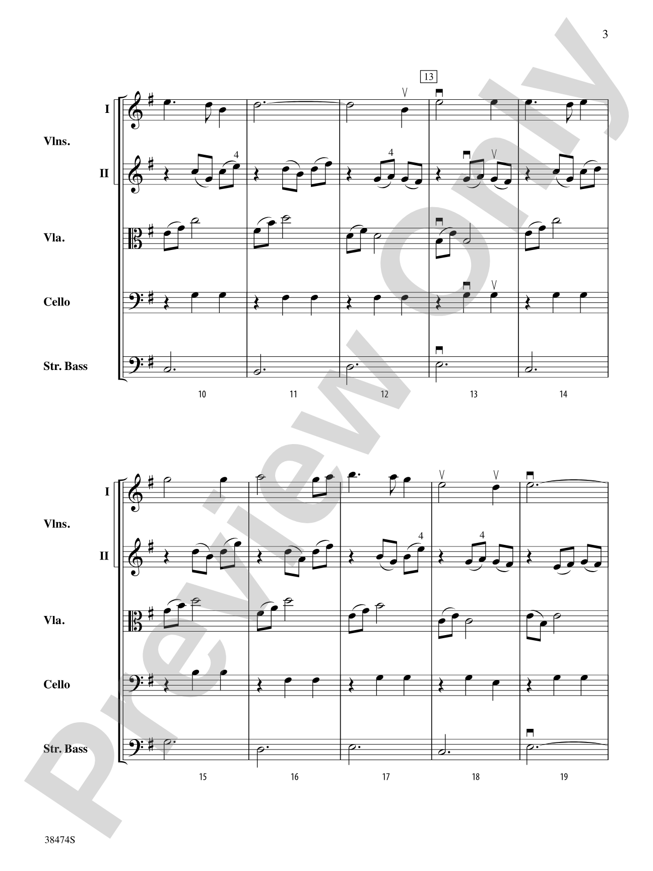 Two Irish Folk Songs: String Orchestra Conductor Score & Parts