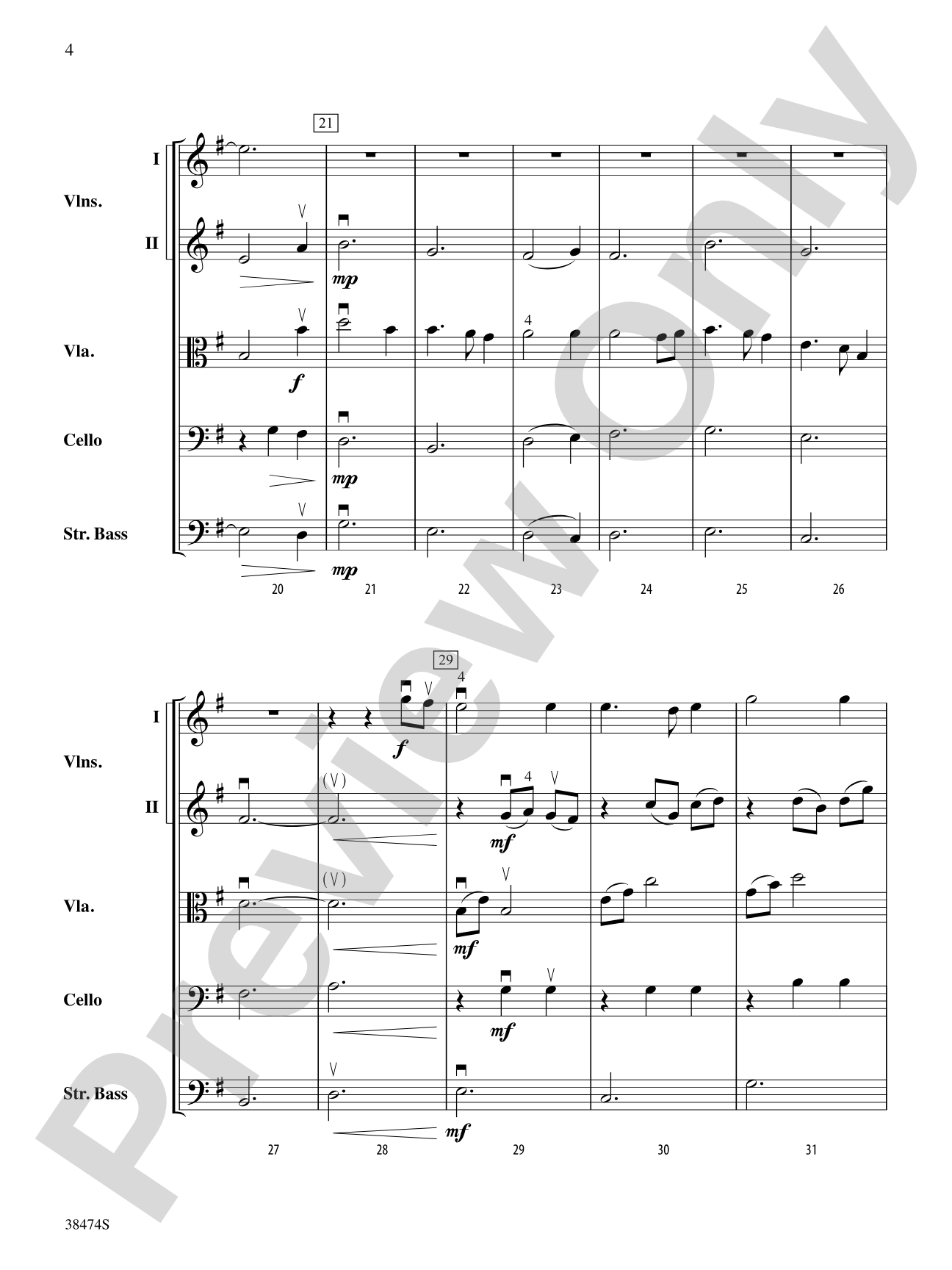 Two Irish Folk Songs: String Orchestra Conductor Score & Parts
