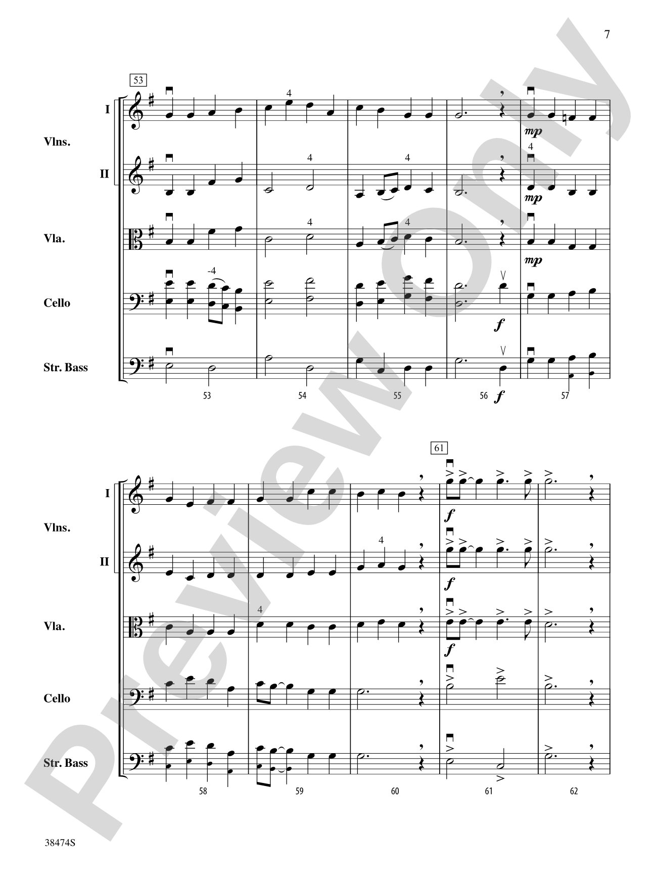 Two Irish Folk Songs: String Orchestra Conductor Score & Parts