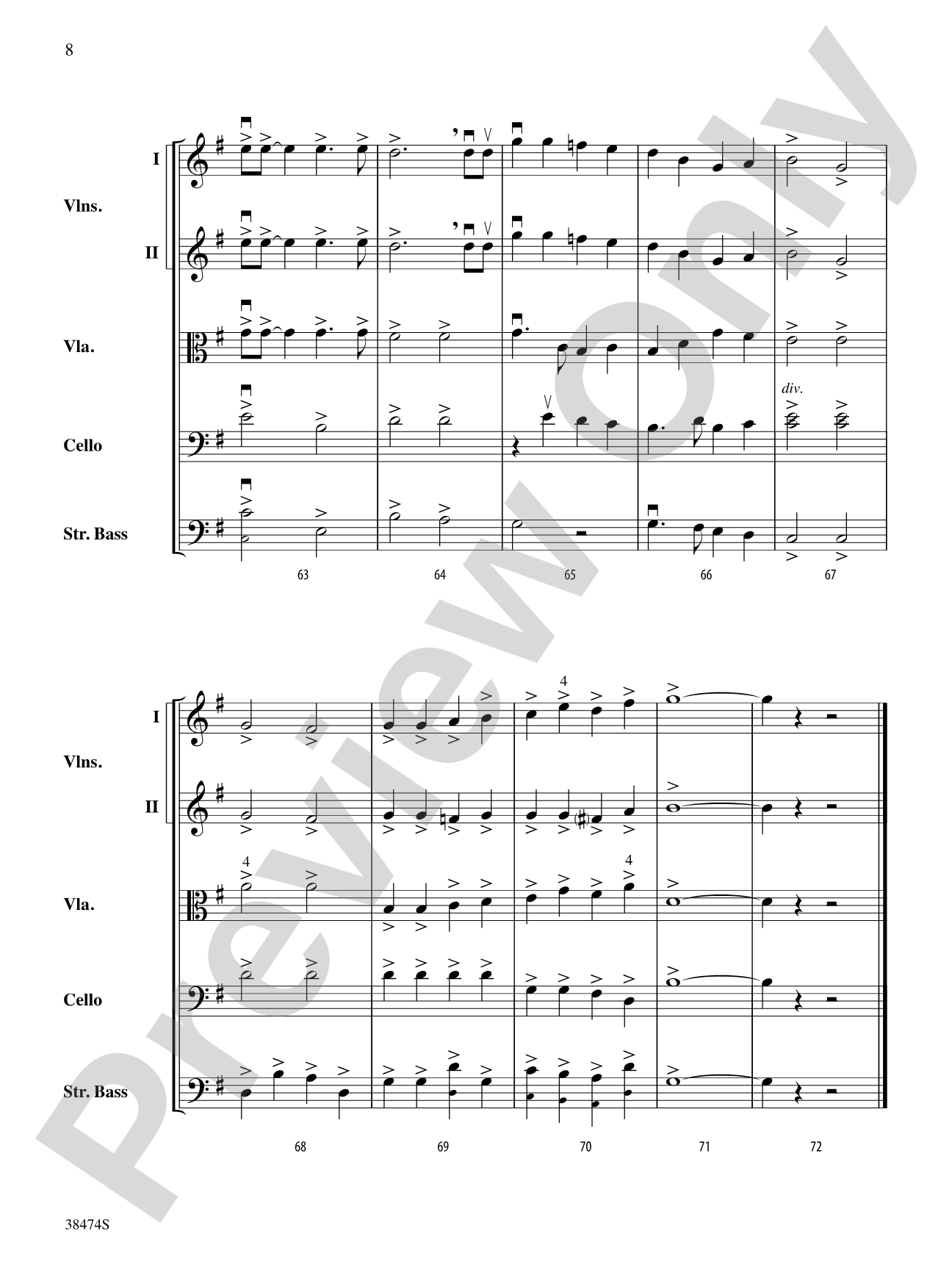 Two Irish Folk Songs: String Orchestra Conductor Score & Parts