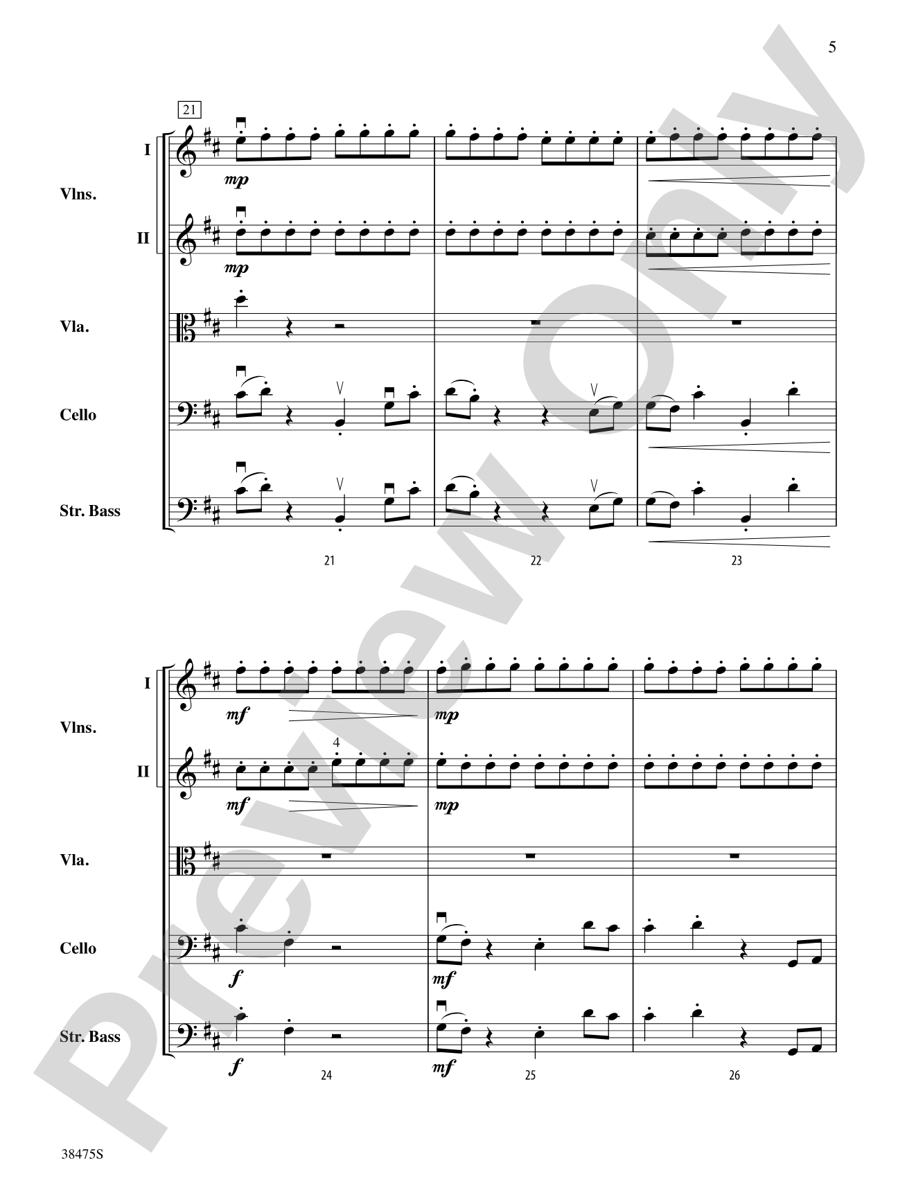 Harrowland: String Orchestra Conductor Score & Parts
