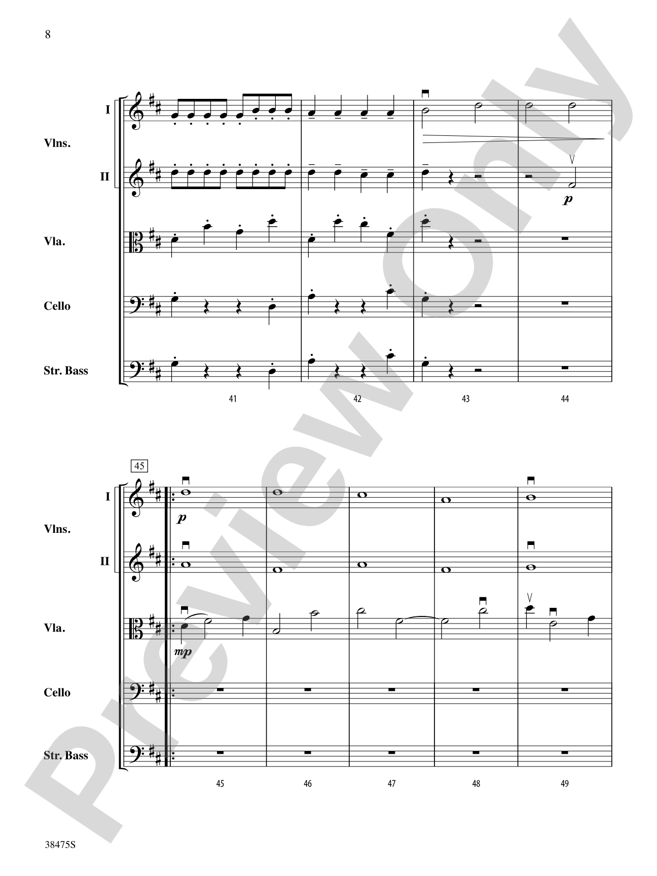 Harrowland: String Orchestra Conductor Score & Parts