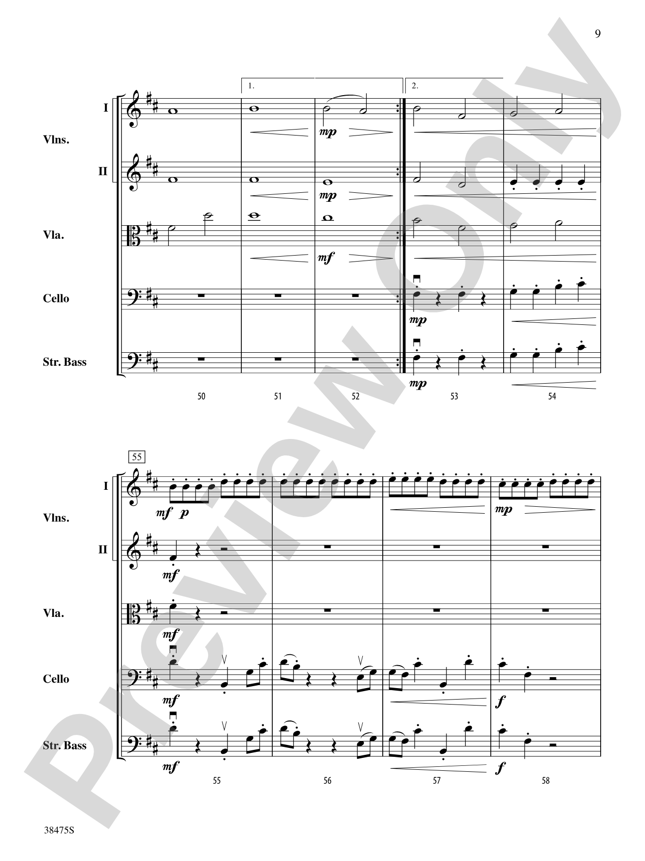 Harrowland: String Orchestra Conductor Score & Parts