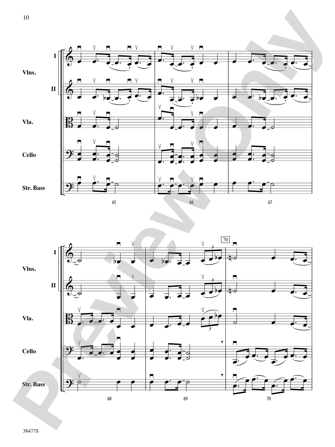 Western Skies: String Orchestra Conductor Score & Parts