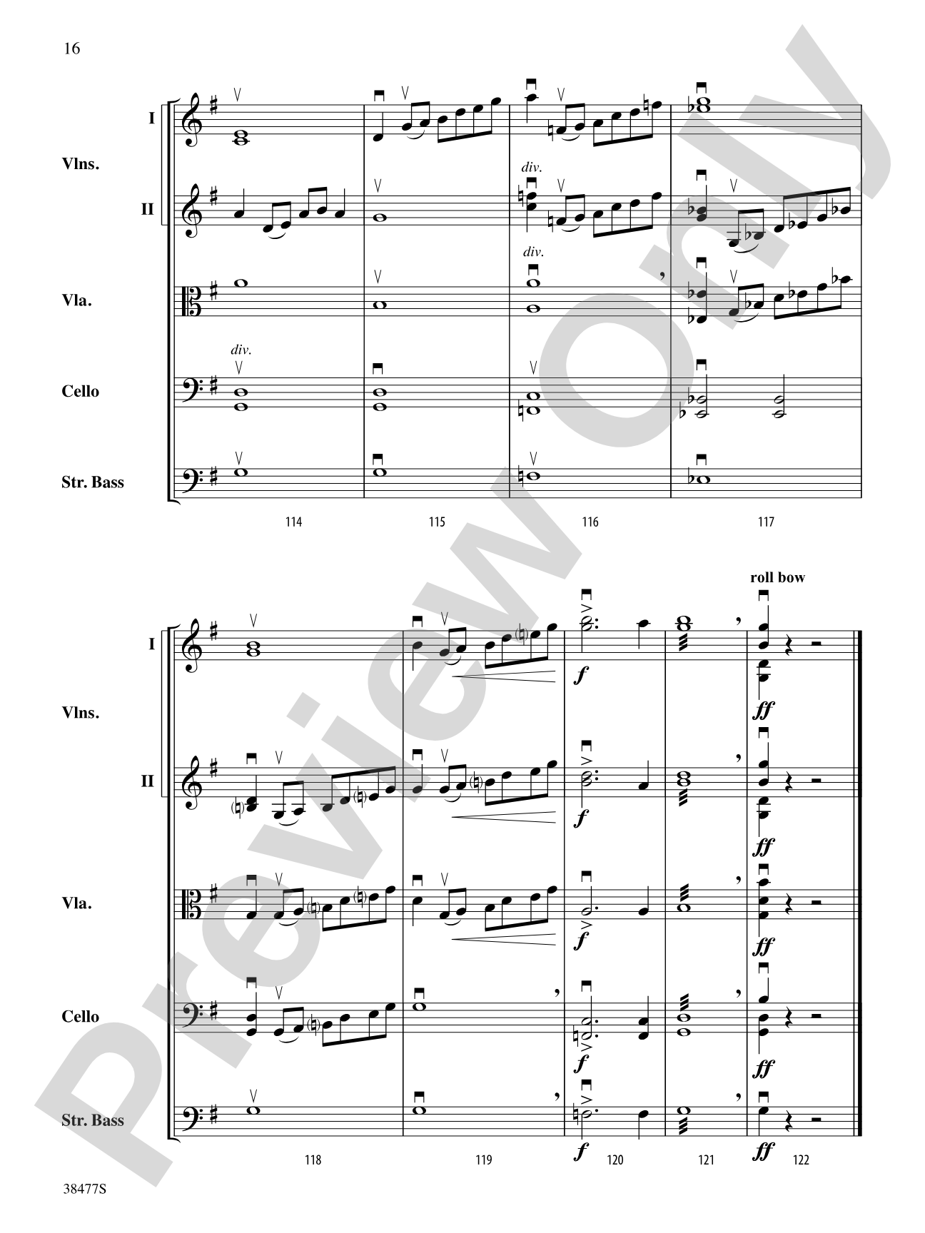 Western Skies: String Orchestra Conductor Score & Parts
