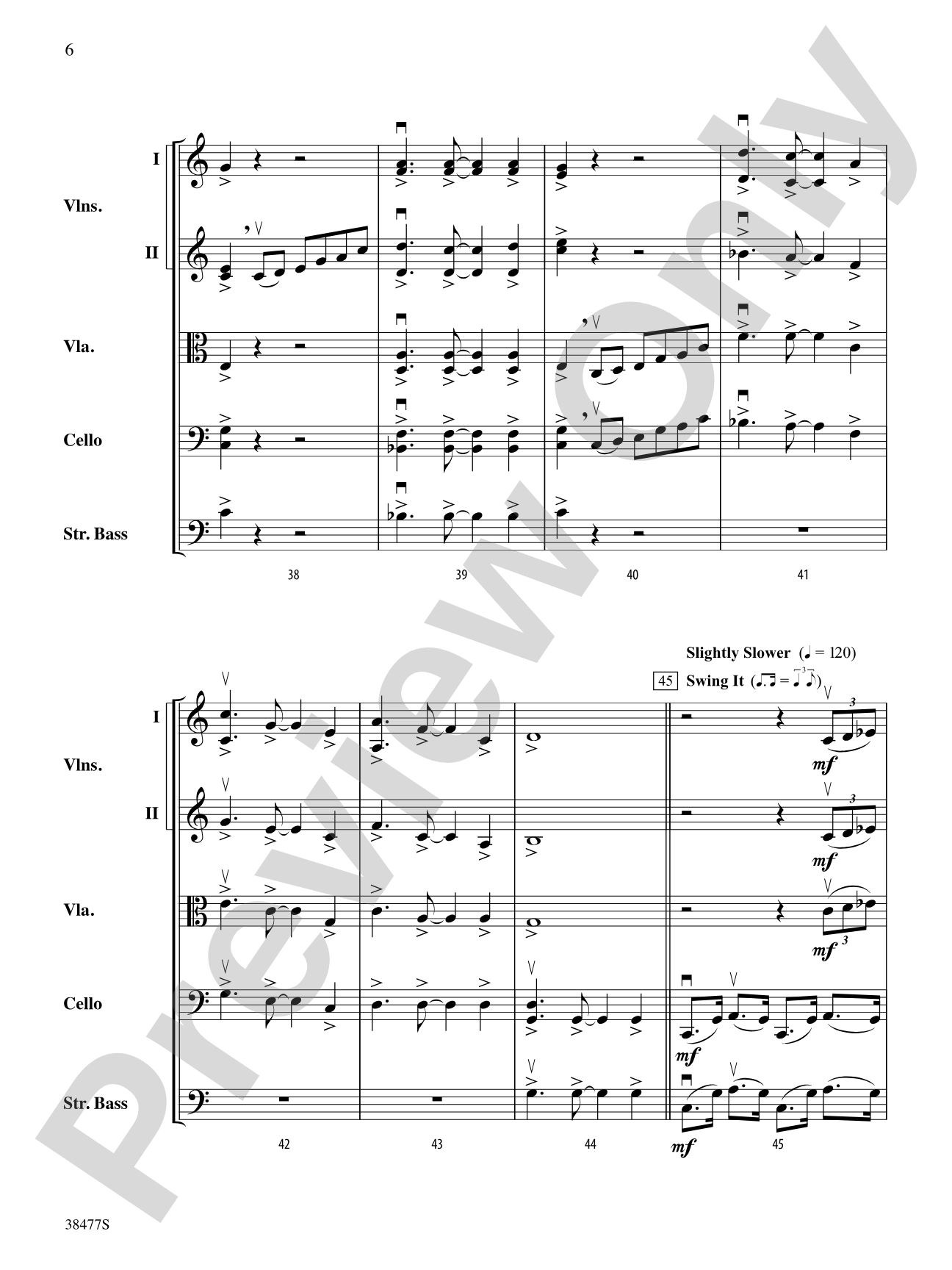 Western Skies: String Orchestra Conductor Score & Parts