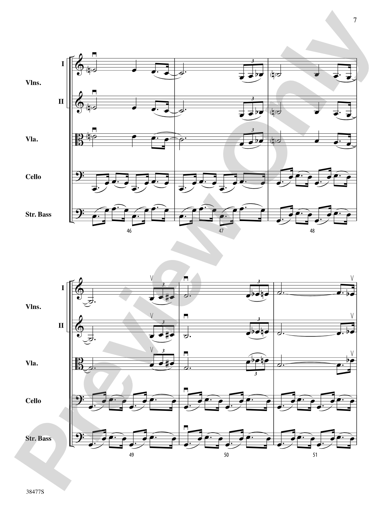 Western Skies: String Orchestra Conductor Score & Parts