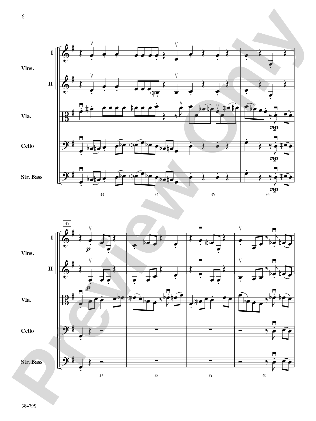 Beale Street Strut: String Orchestra Conductor Score & Parts