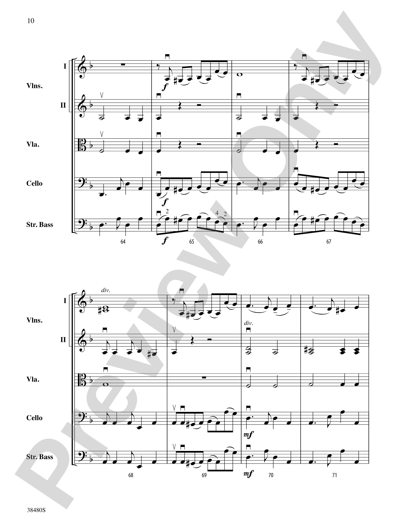 Tango Mysterioso: String Orchestra Conductor Score & Parts