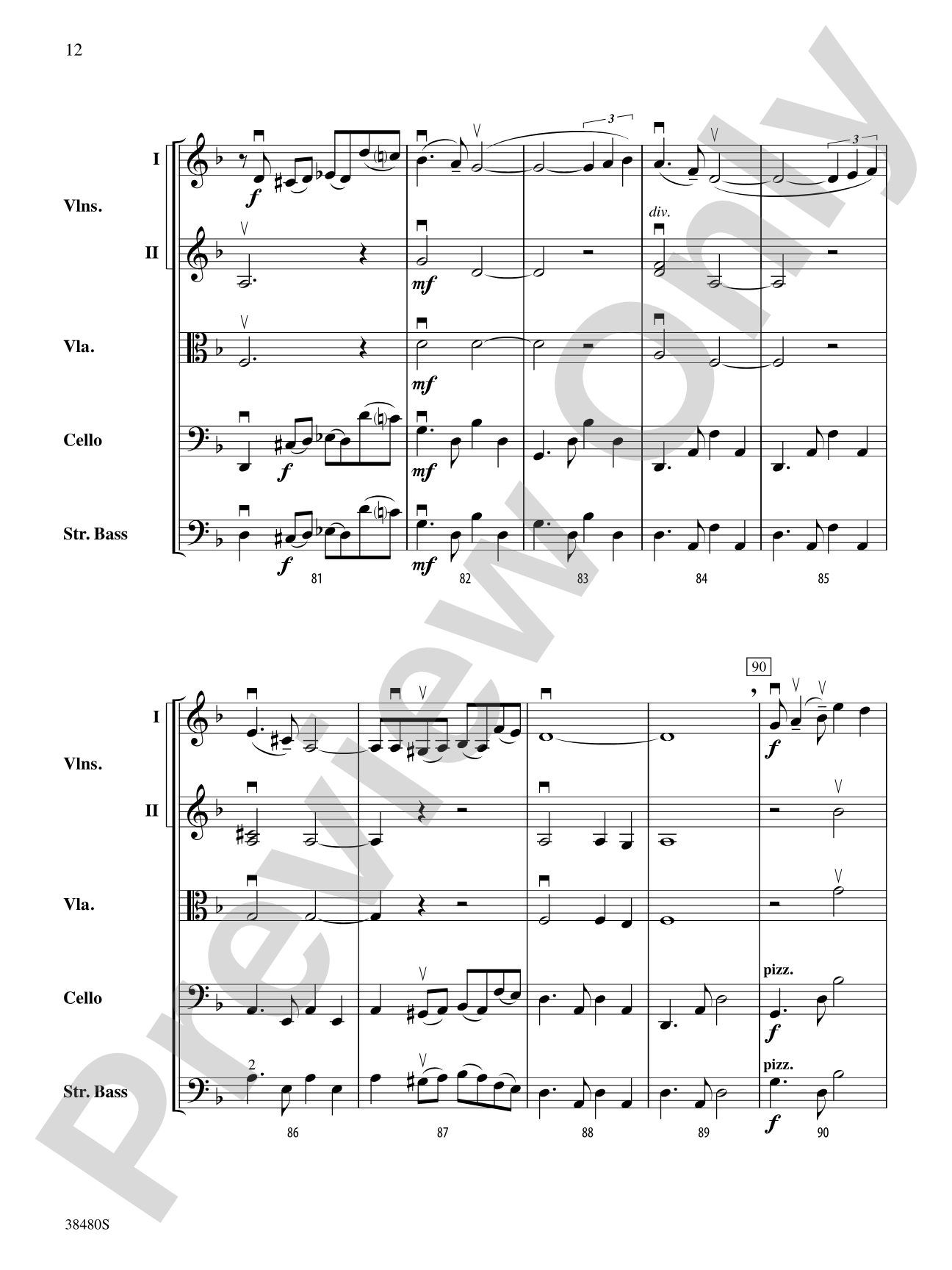 Tango Mysterioso: String Orchestra Conductor Score & Parts