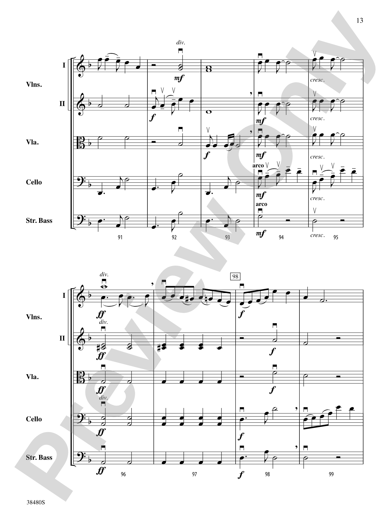 Tango Mysterioso: String Orchestra Conductor Score & Parts