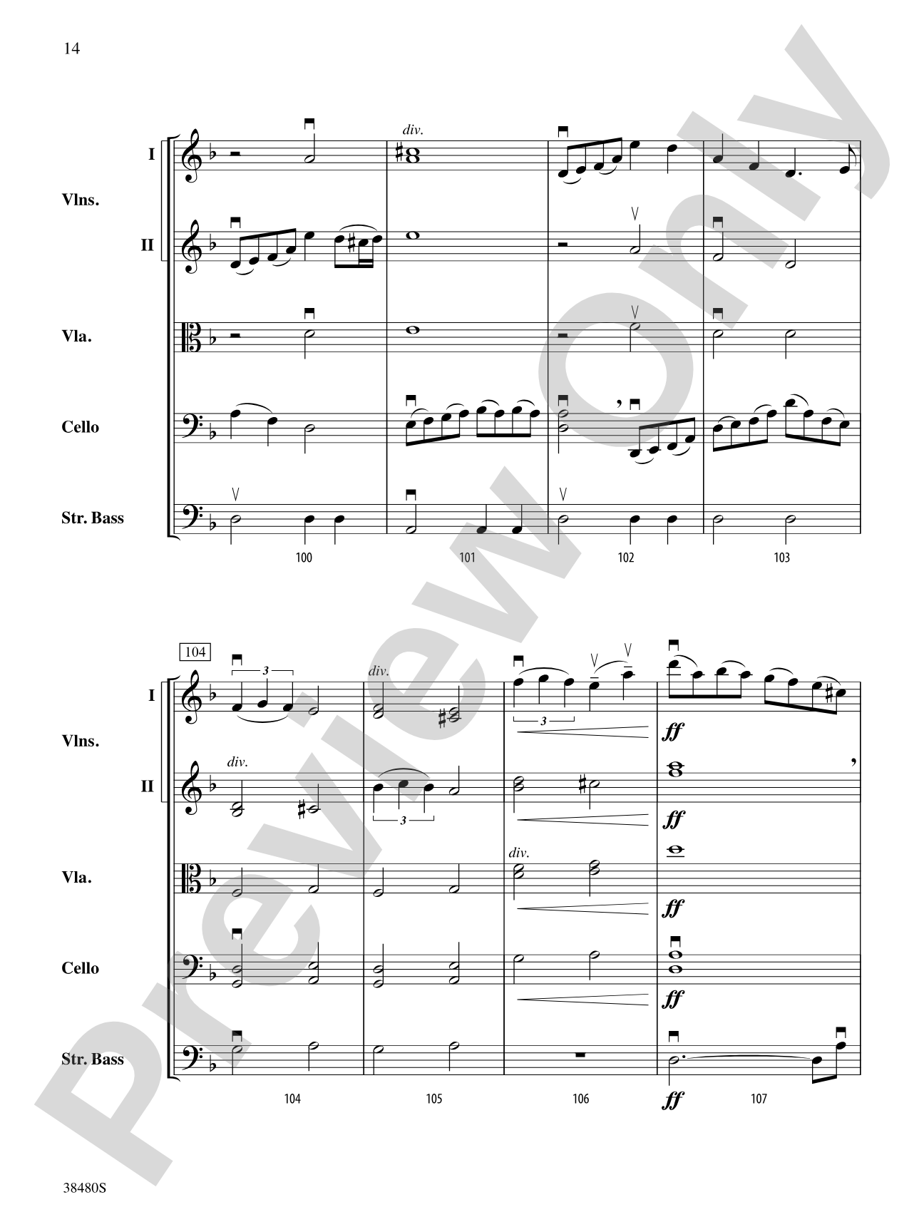 Tango Mysterioso: String Orchestra Conductor Score & Parts