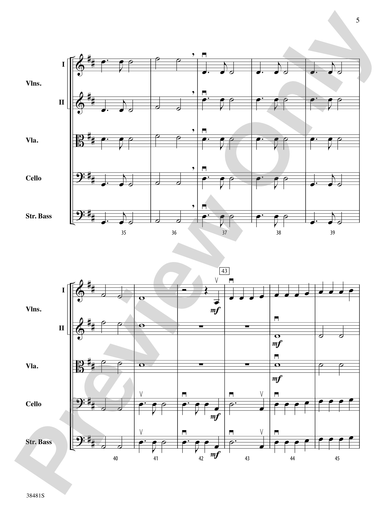 Changing of the Guards: String Orchestra Conductor Score & Parts