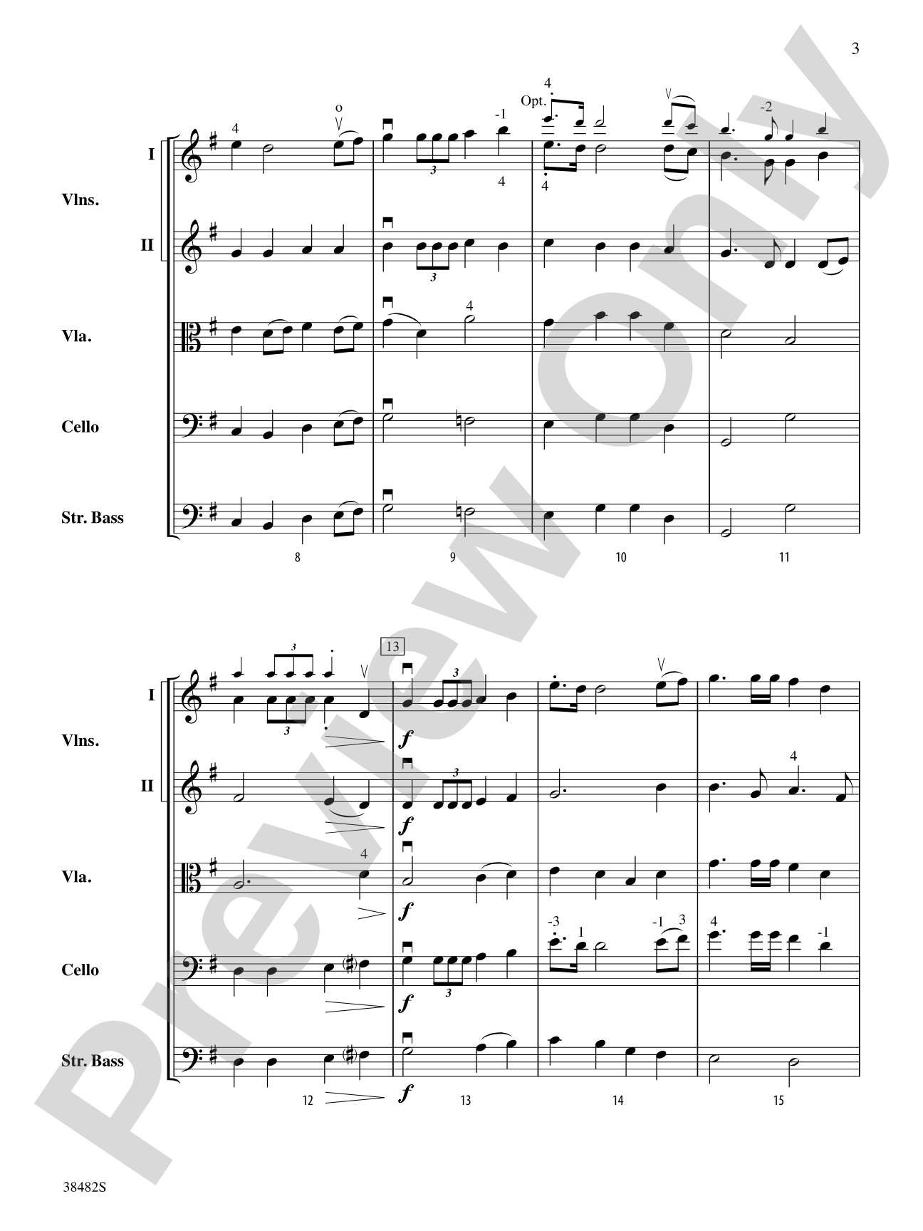 Celebration for a New Day: String Orchestra Conductor Score & Parts