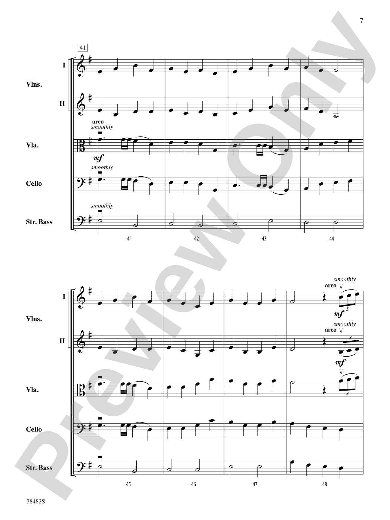 Celebration for a New Day: String Orchestra Conductor Score & Parts