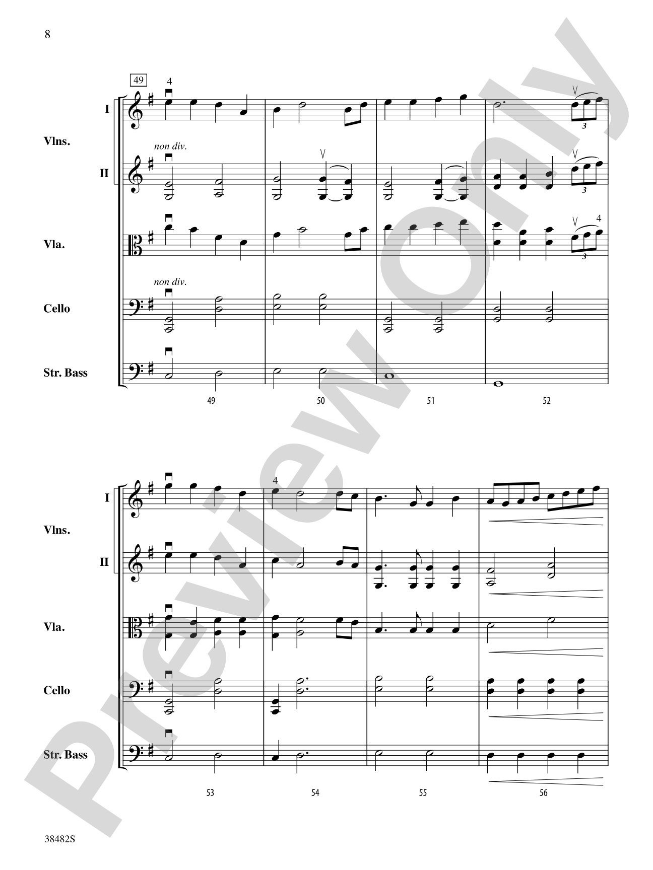 Celebration for a New Day: String Orchestra Conductor Score & Parts