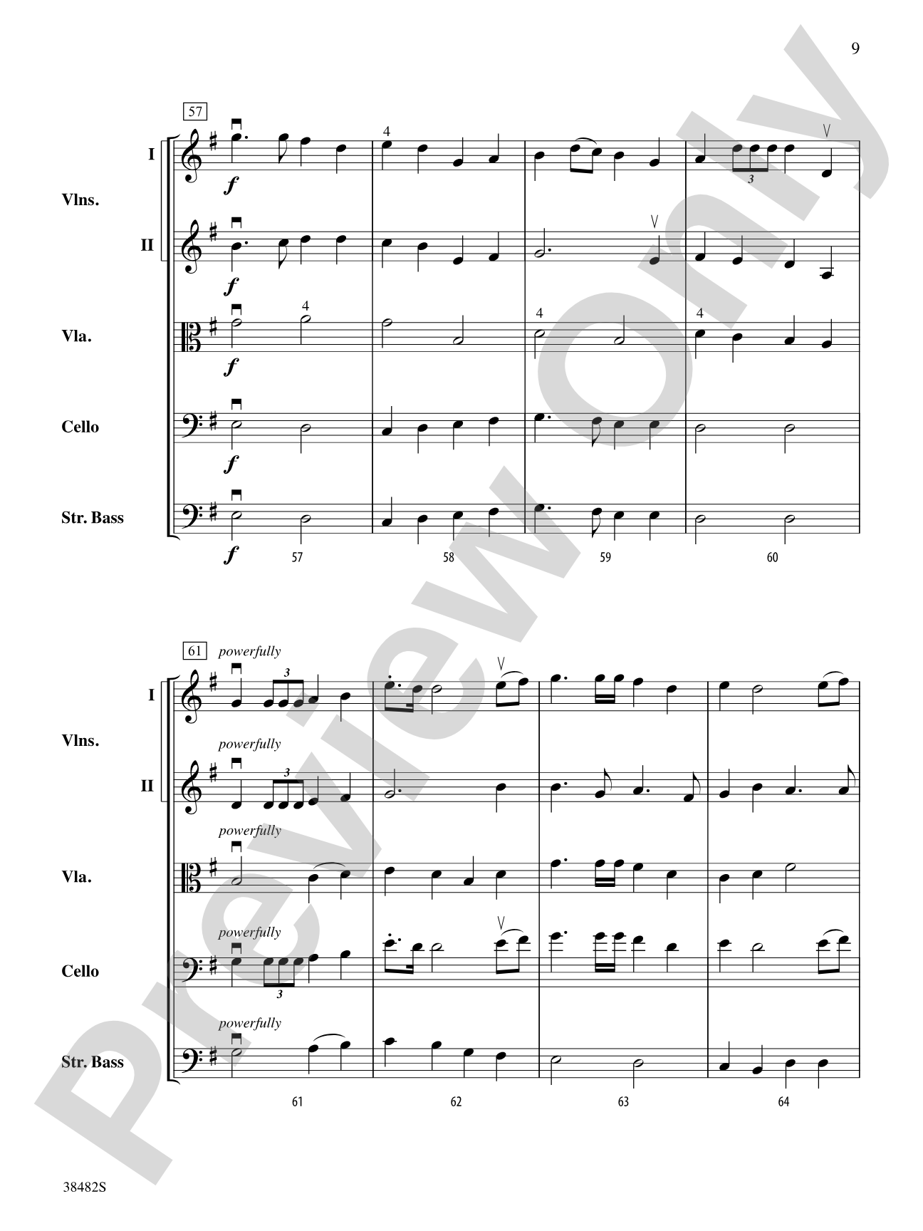 Celebration for a New Day: String Orchestra Conductor Score & Parts