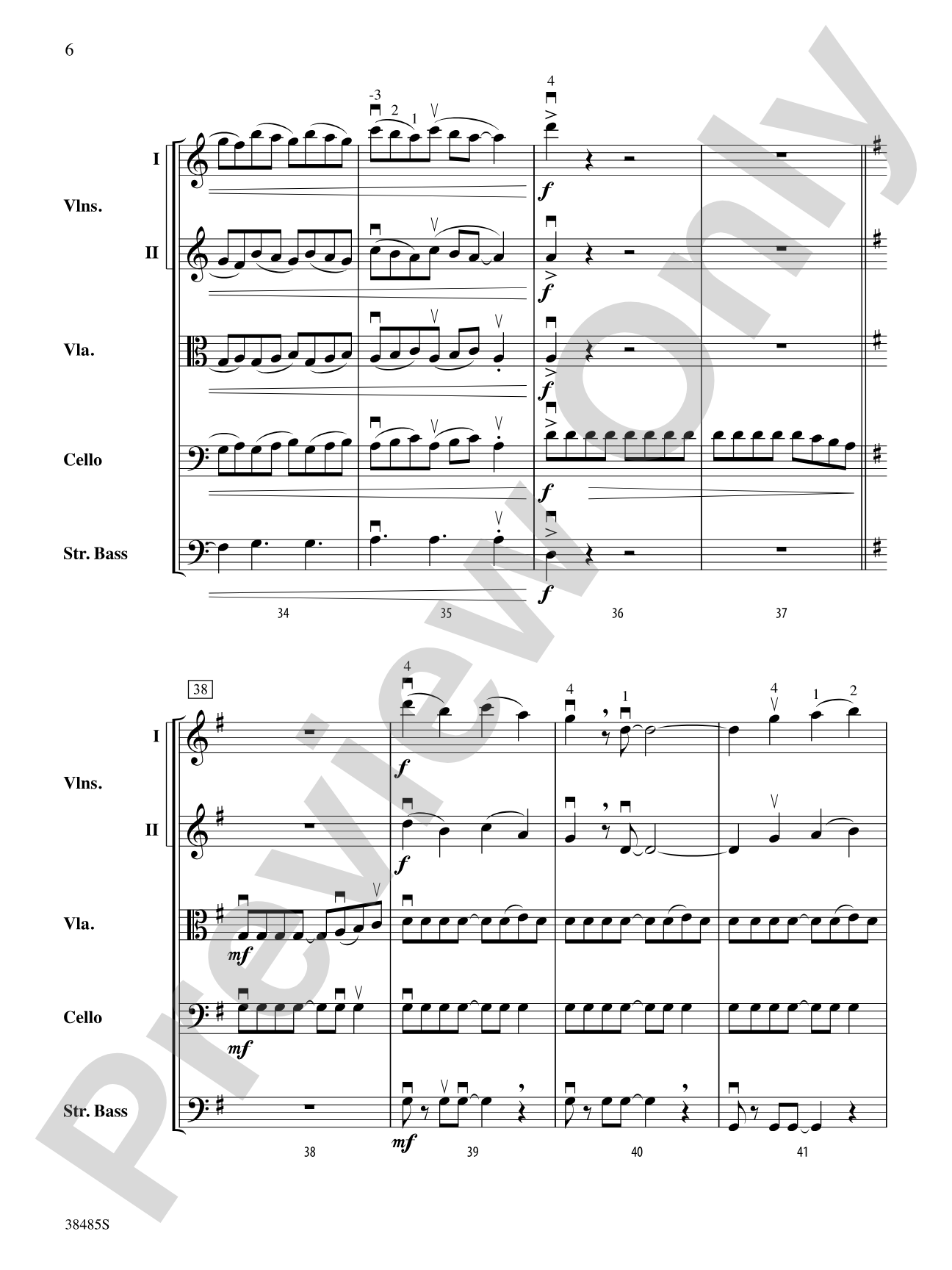 Elasticity: String Orchestra Conductor Score & Parts
