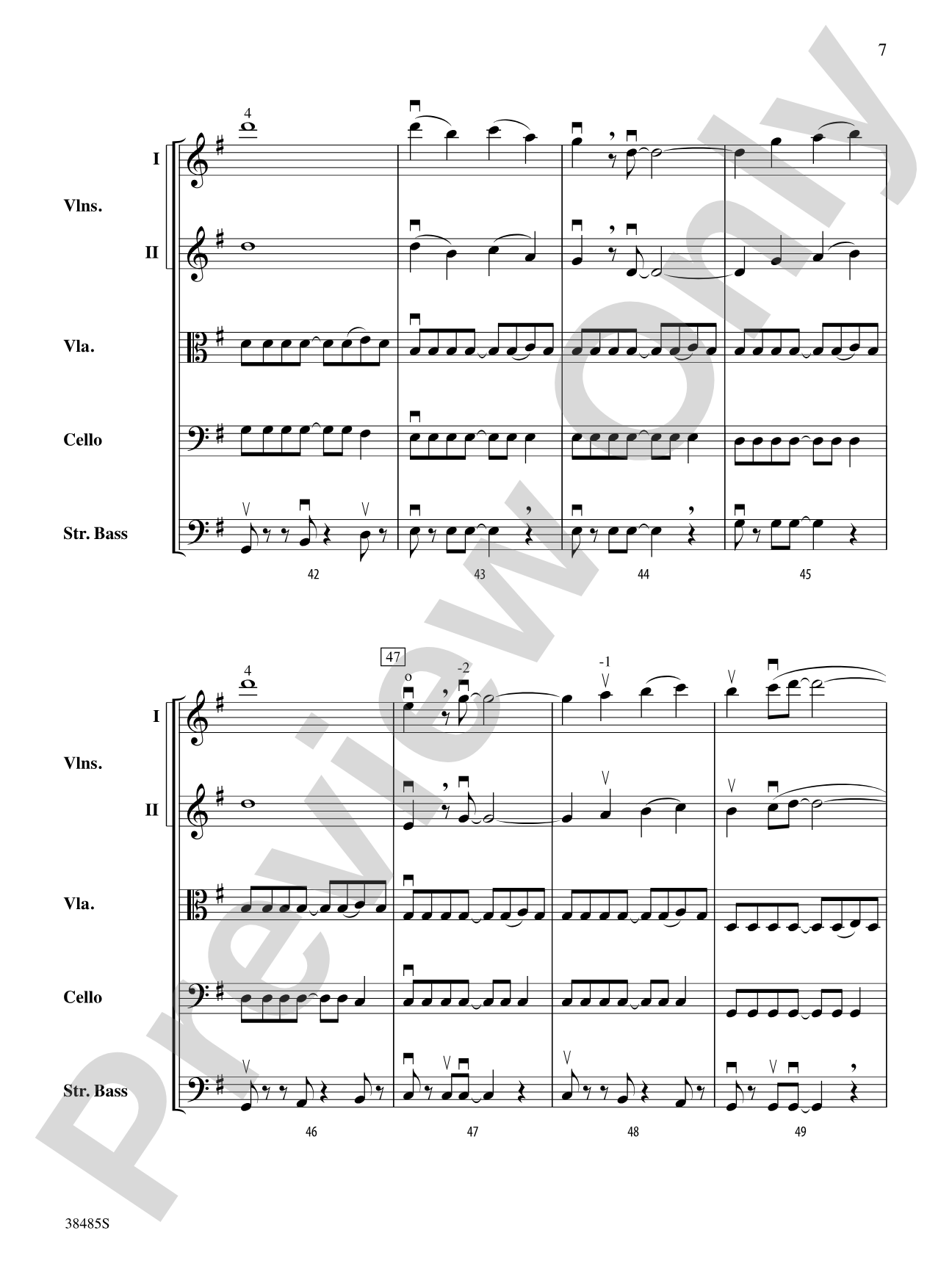Elasticity: String Orchestra Conductor Score & Parts