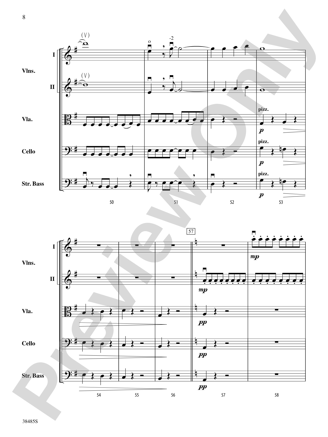 Elasticity: String Orchestra Conductor Score & Parts