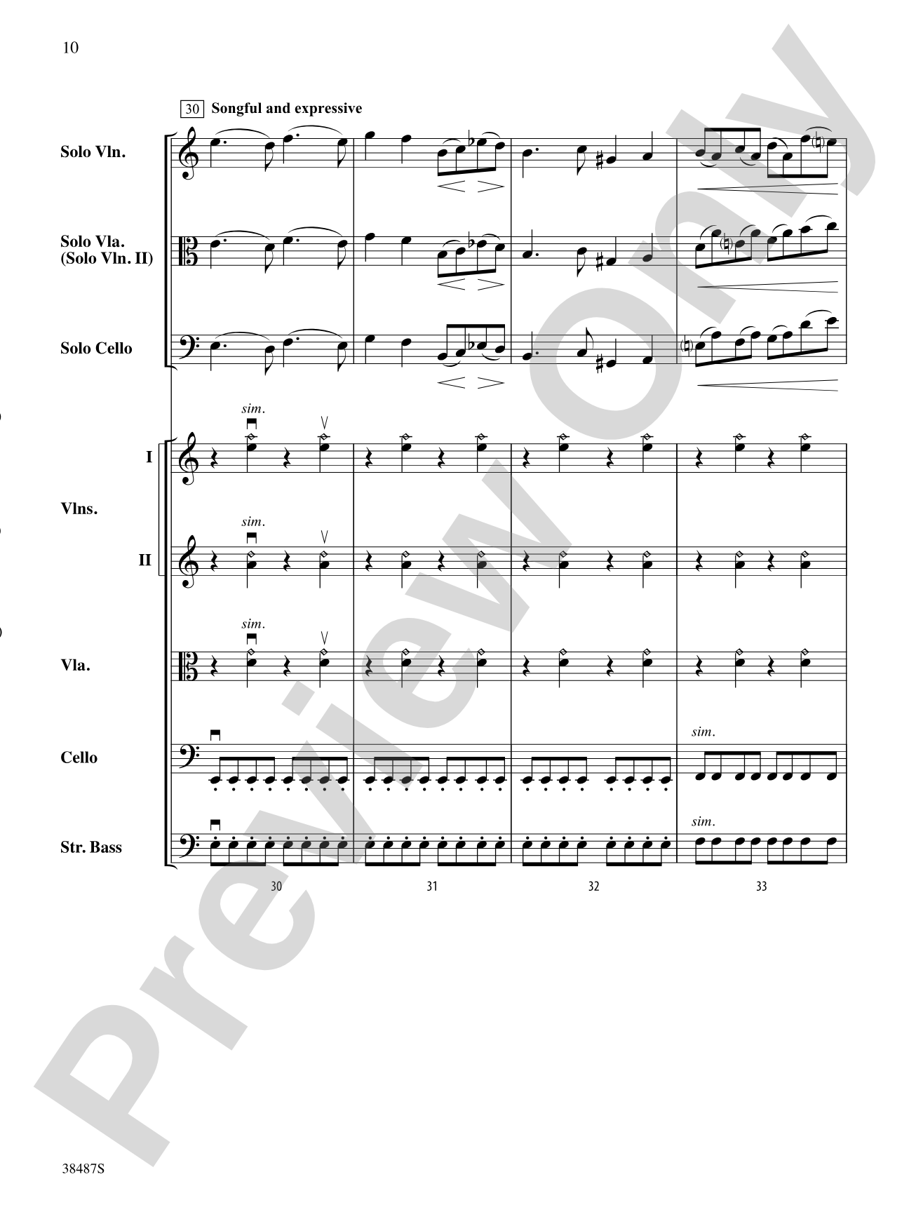 Rondo Concertante: String Orchestra Conductor Score & Parts