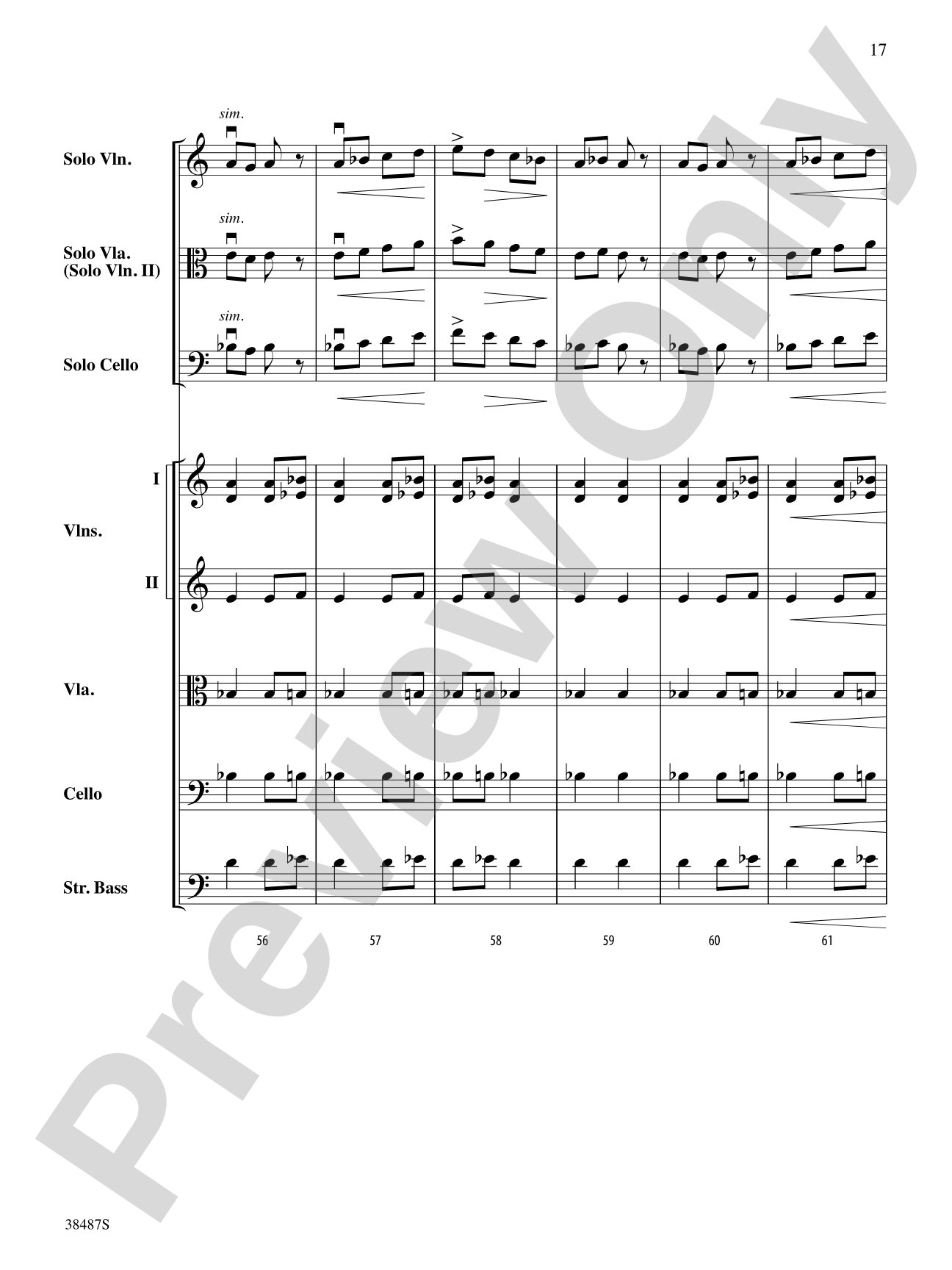 Rondo Concertante: String Orchestra Conductor Score & Parts