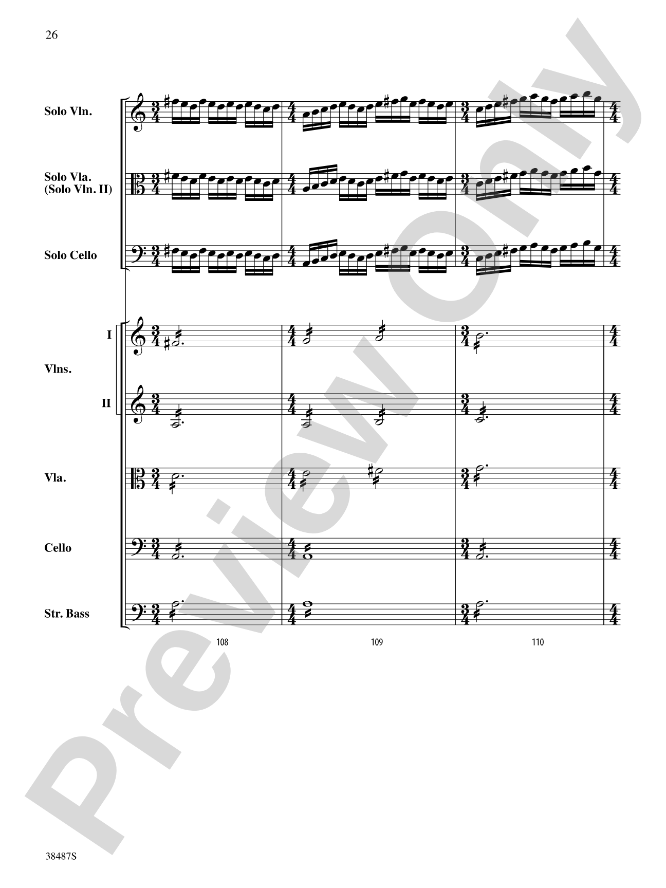 Rondo Concertante: String Orchestra Conductor Score & Parts