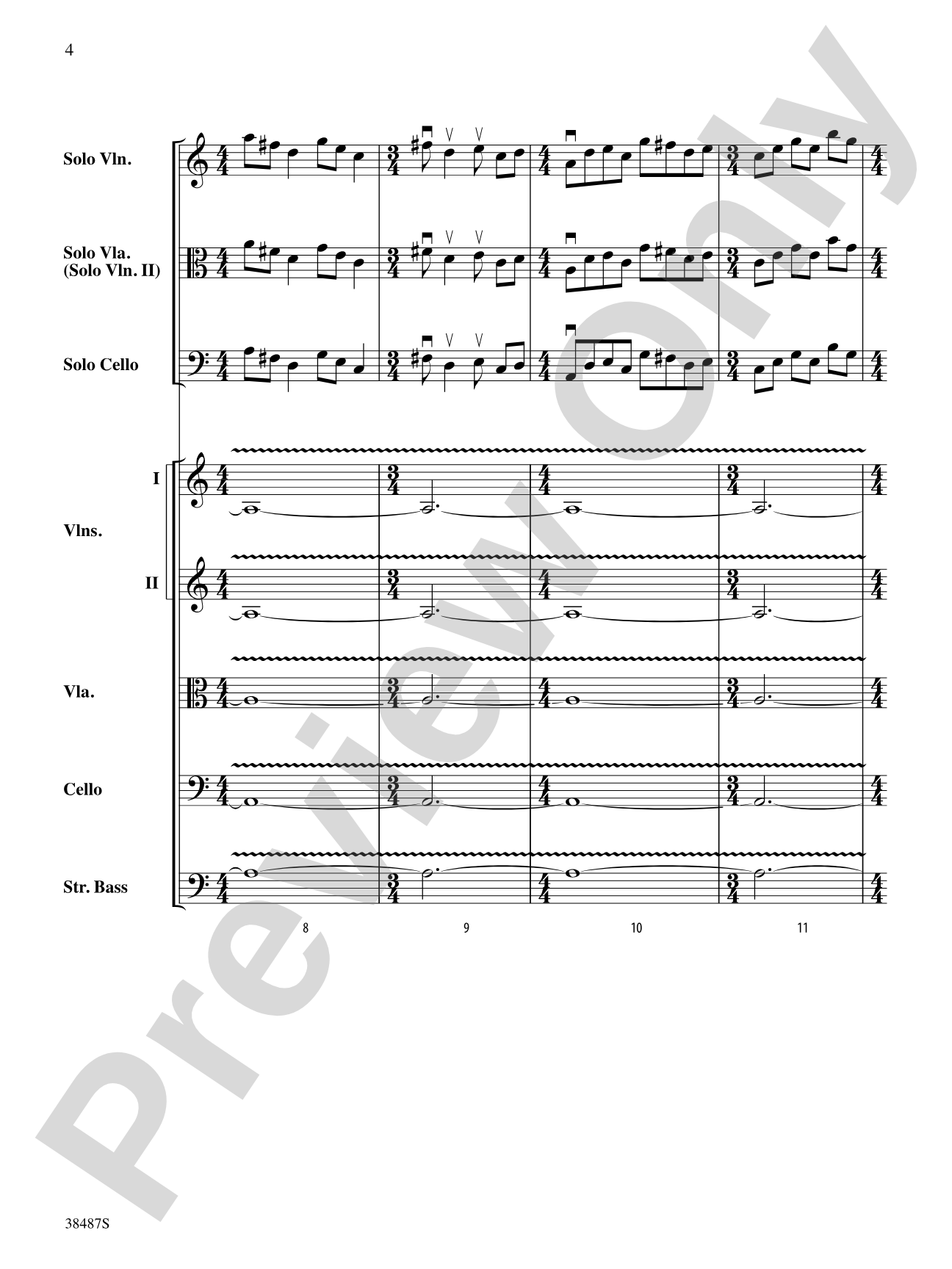 Rondo Concertante: String Orchestra Conductor Score & Parts